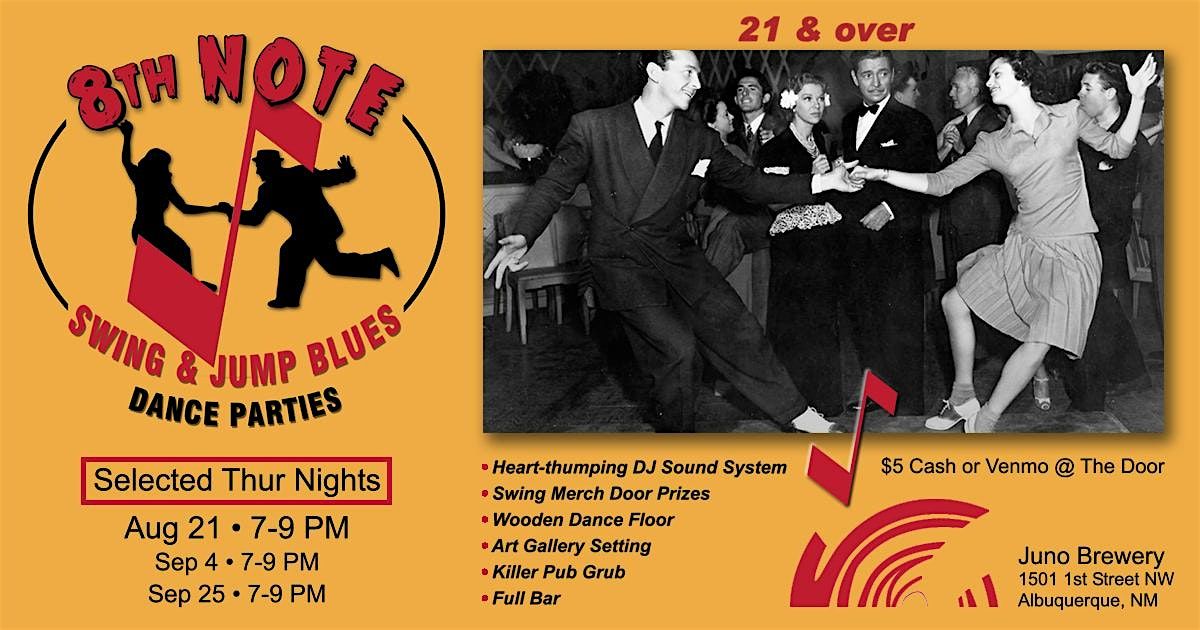 Swing and Jump Blues Dance Party by 8th Note  Productions