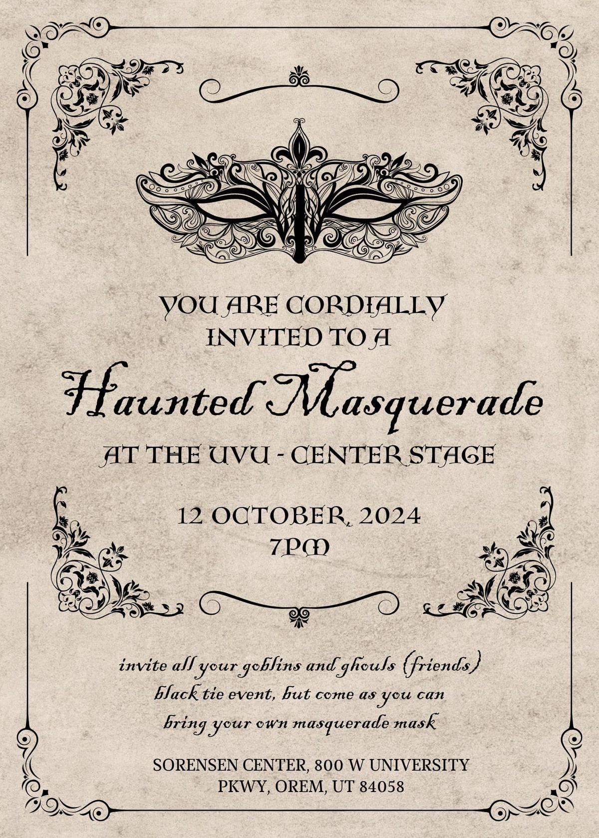 Haunted Masquerade Ball