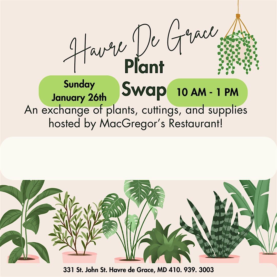 Havre de Grace Plant Swap