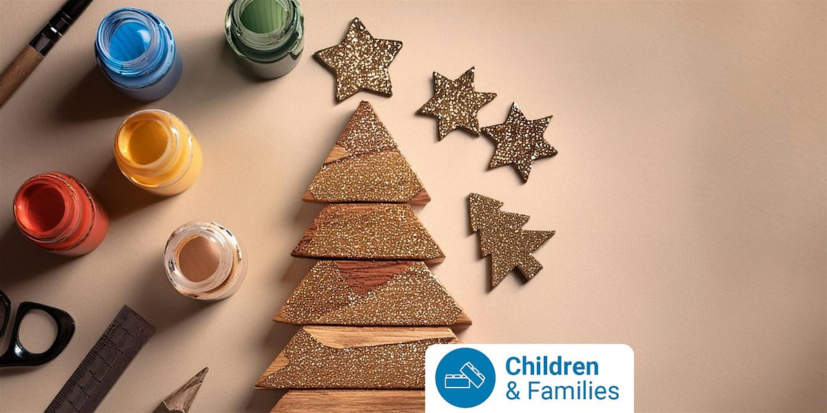 3D Wooden Christmas Tree Craft at Keilor Library (6-12 years)