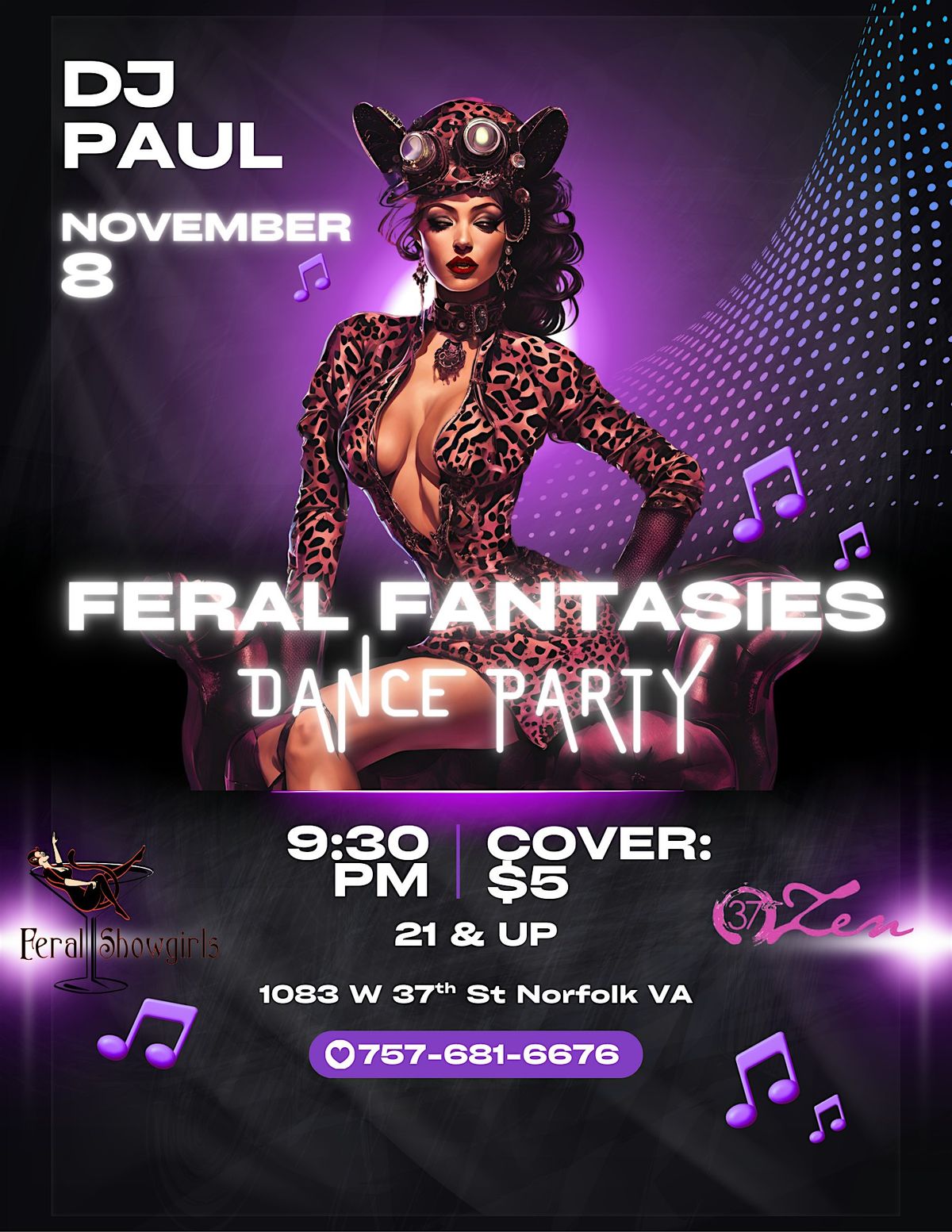 Feral Fantasies Dance Party with DJ Paul!