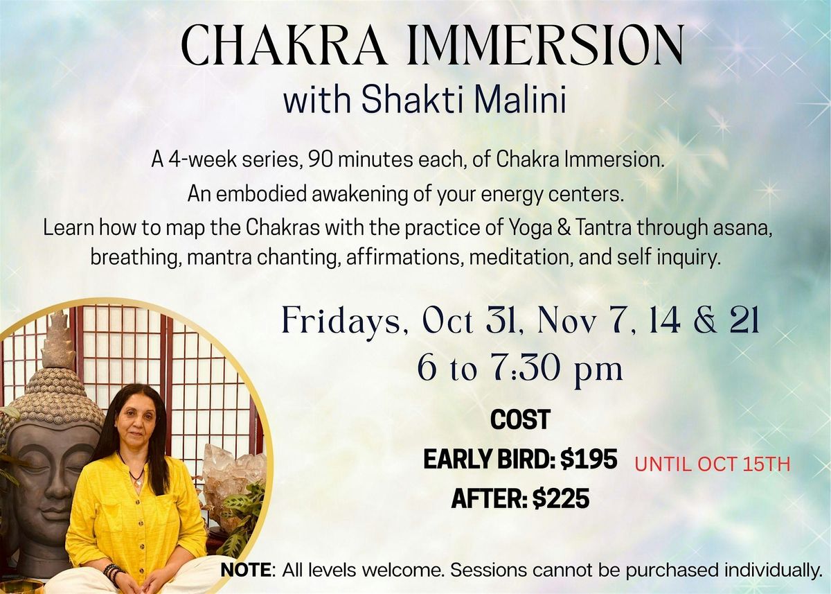 Chakra Immersion: 4-week series
