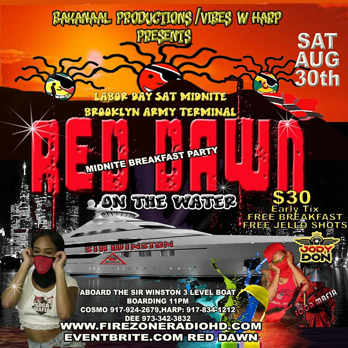 RED DAWN 2O25 ON DA WATER