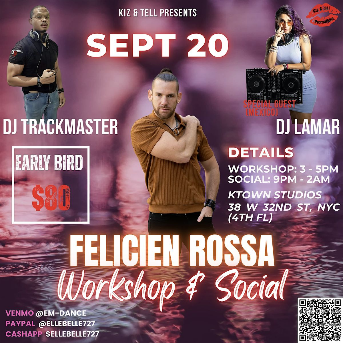 Felicien Rossa Kizomba Style Workshop and Social