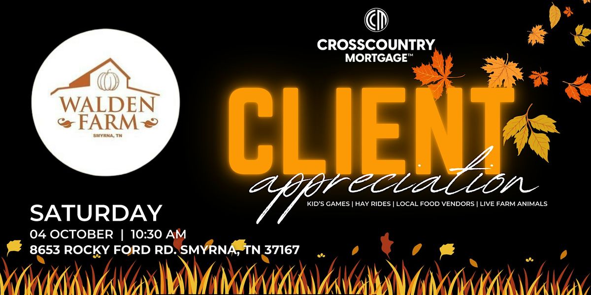 Annual Fall Appreciation Event