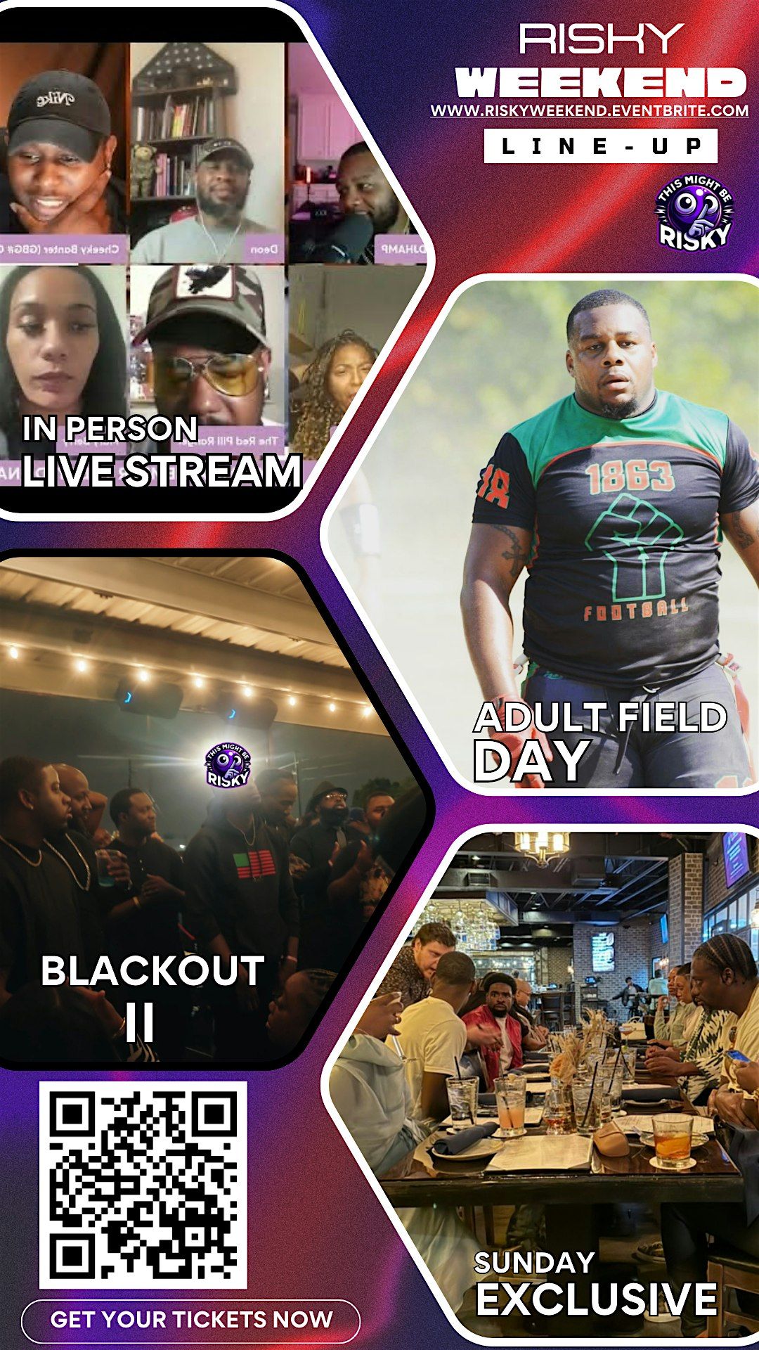 RISKY WEEKEND WITH @DJHAMP! TMBR LIVE | ADULT FIELD DAY | BLACKOUT II