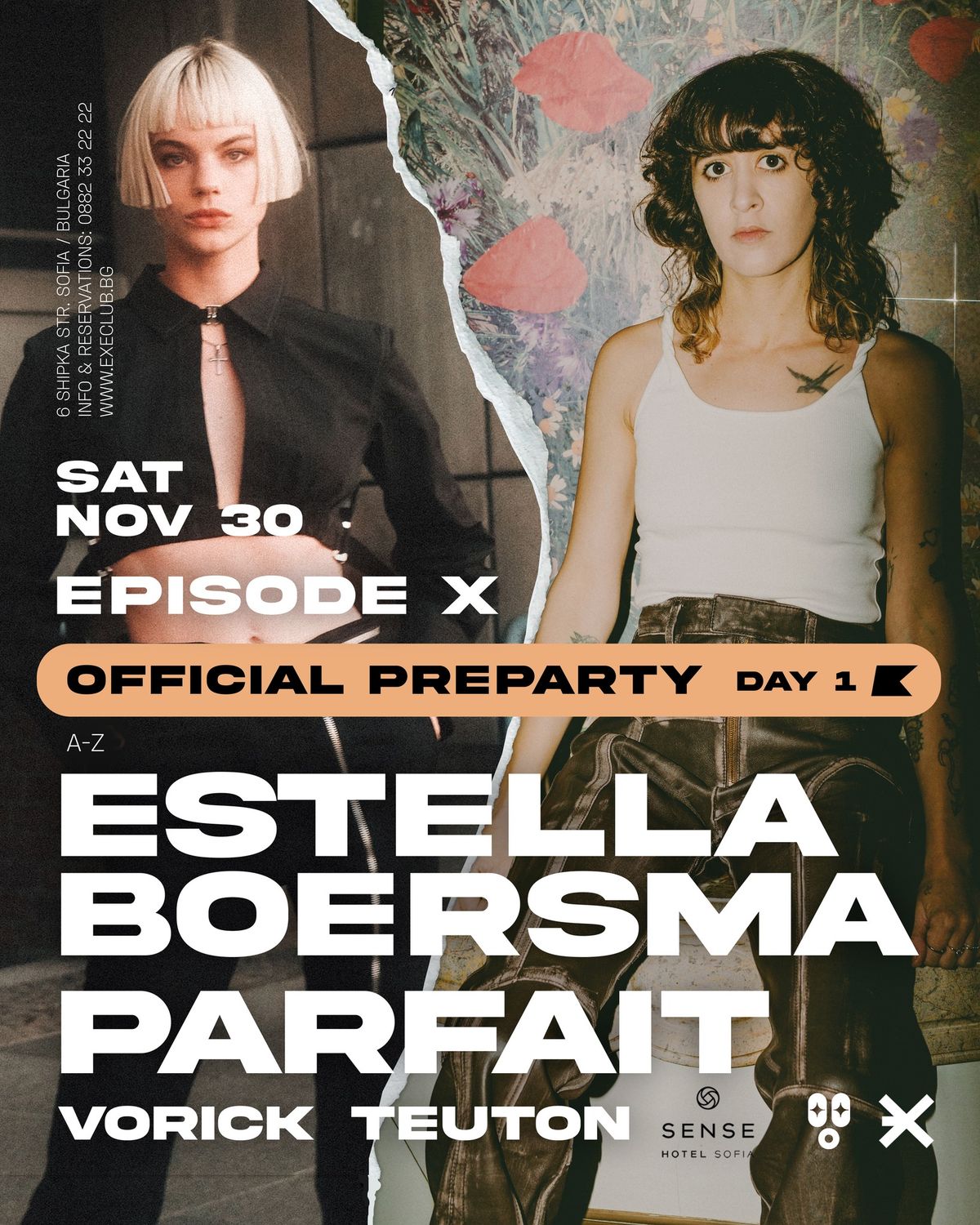 EXE EPISODE X Day 1 PREPARTY with ESTELLA BOERSMA & PARFAIT | EXE CLUB