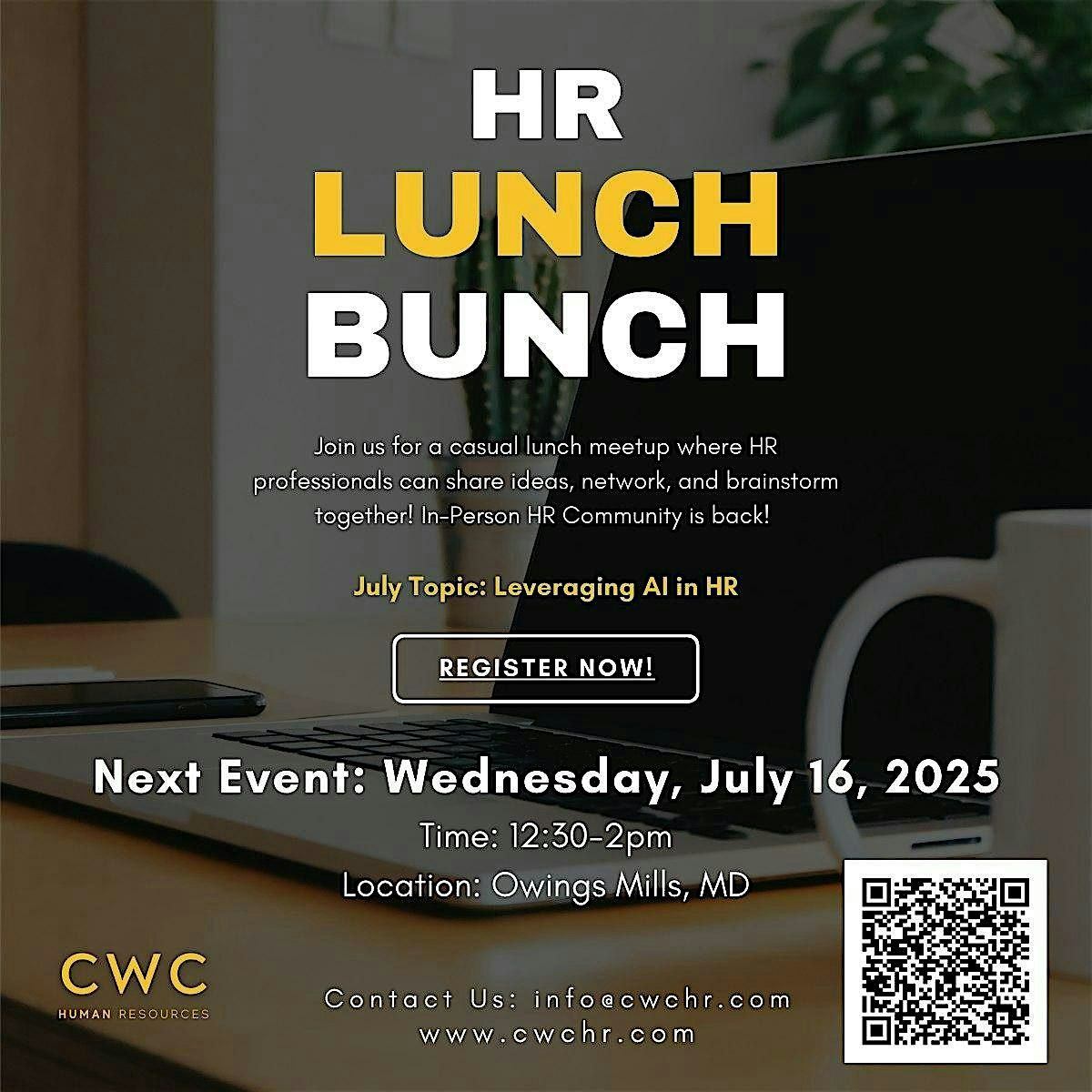 2026 HR Lunch Bunch: A Mastermind for HR Professionals
