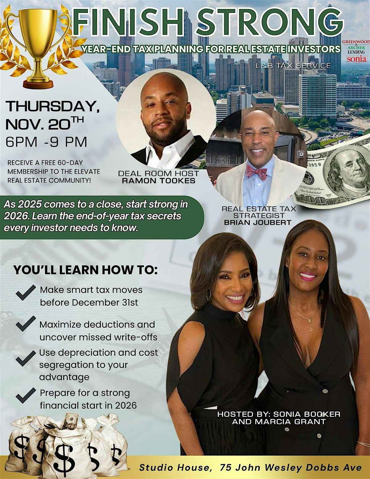 Elevate Real Estate Investing Community Monthly Meet Up