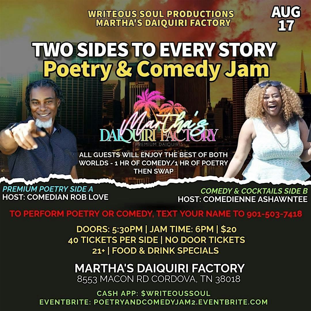 Two Sides to Every Story: Poetry & Comedy Jam 2