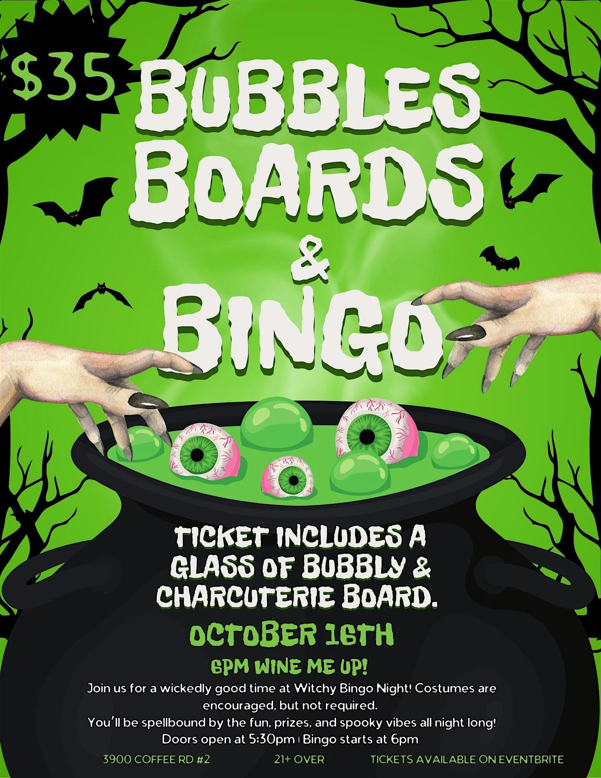 Witchy Bubbles, Boards & Bingo