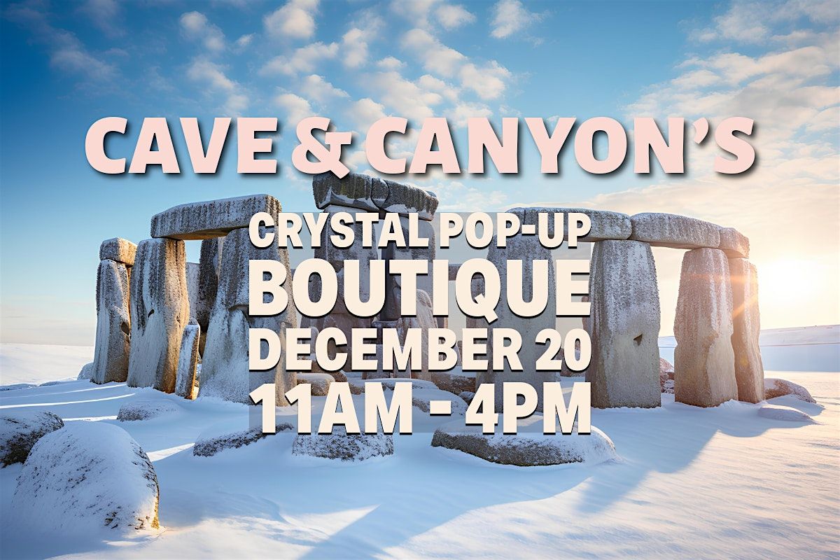 Solstice Crystal Pop-Up Boutique in North-Central Edmonton!
