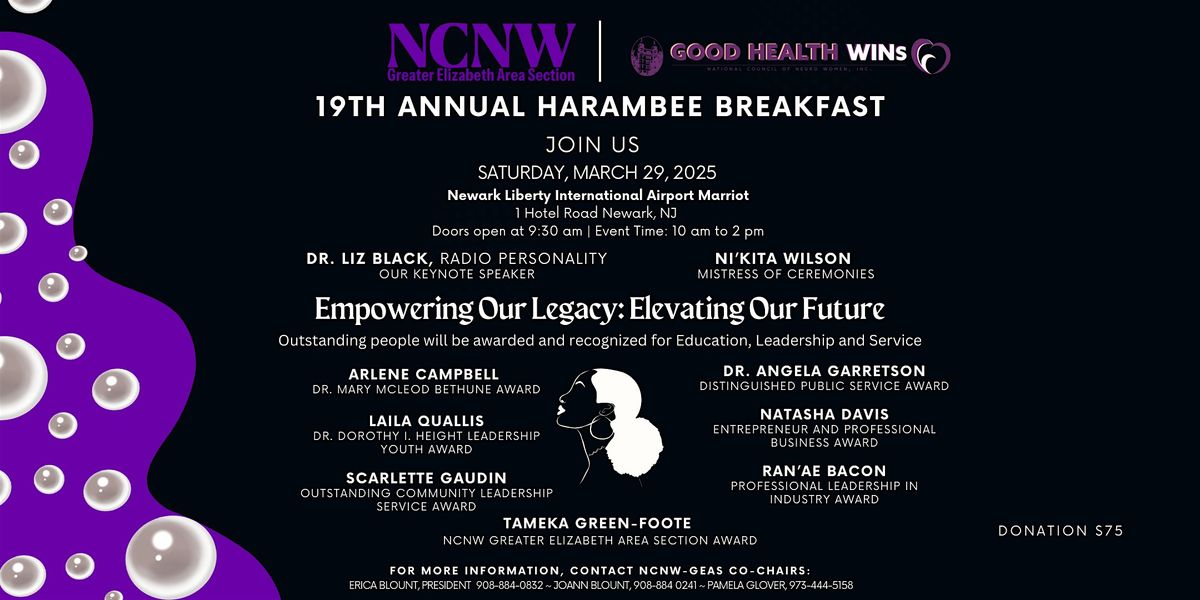 19th Annual Harambee Breakfast ~Empowering Our Legacy: Elevating Our Future