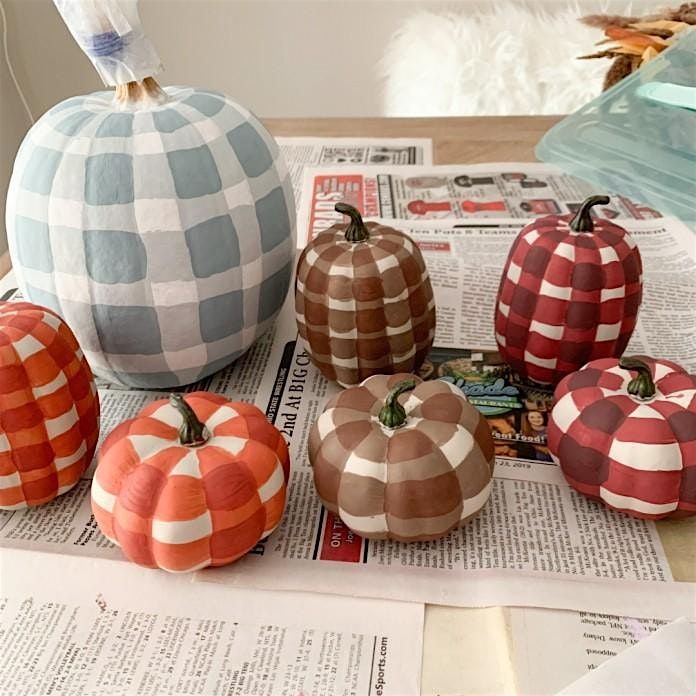 Paint a Plaid Pumpkin | Heather Mattioni, instructor