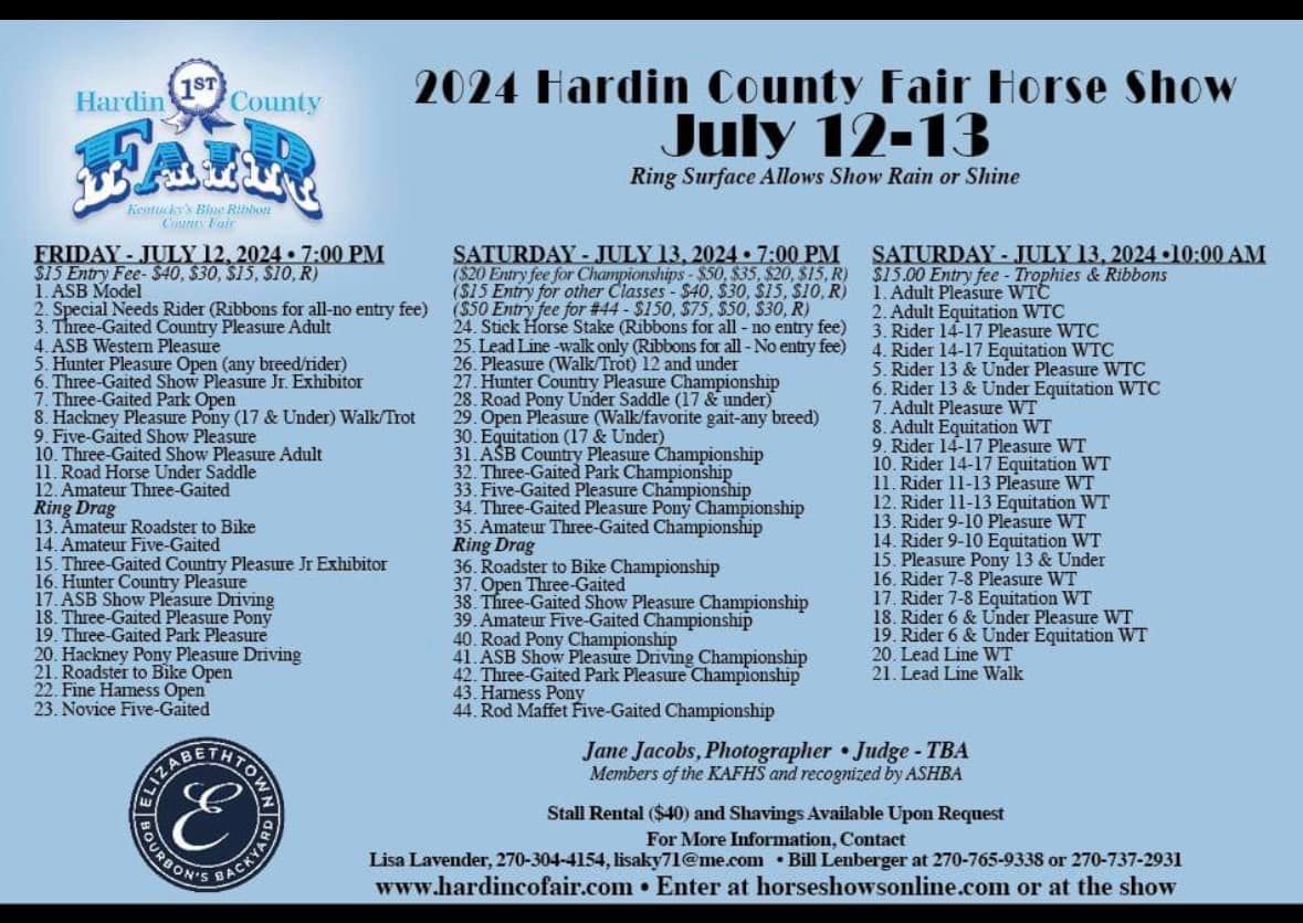 Hardin County Horse Show