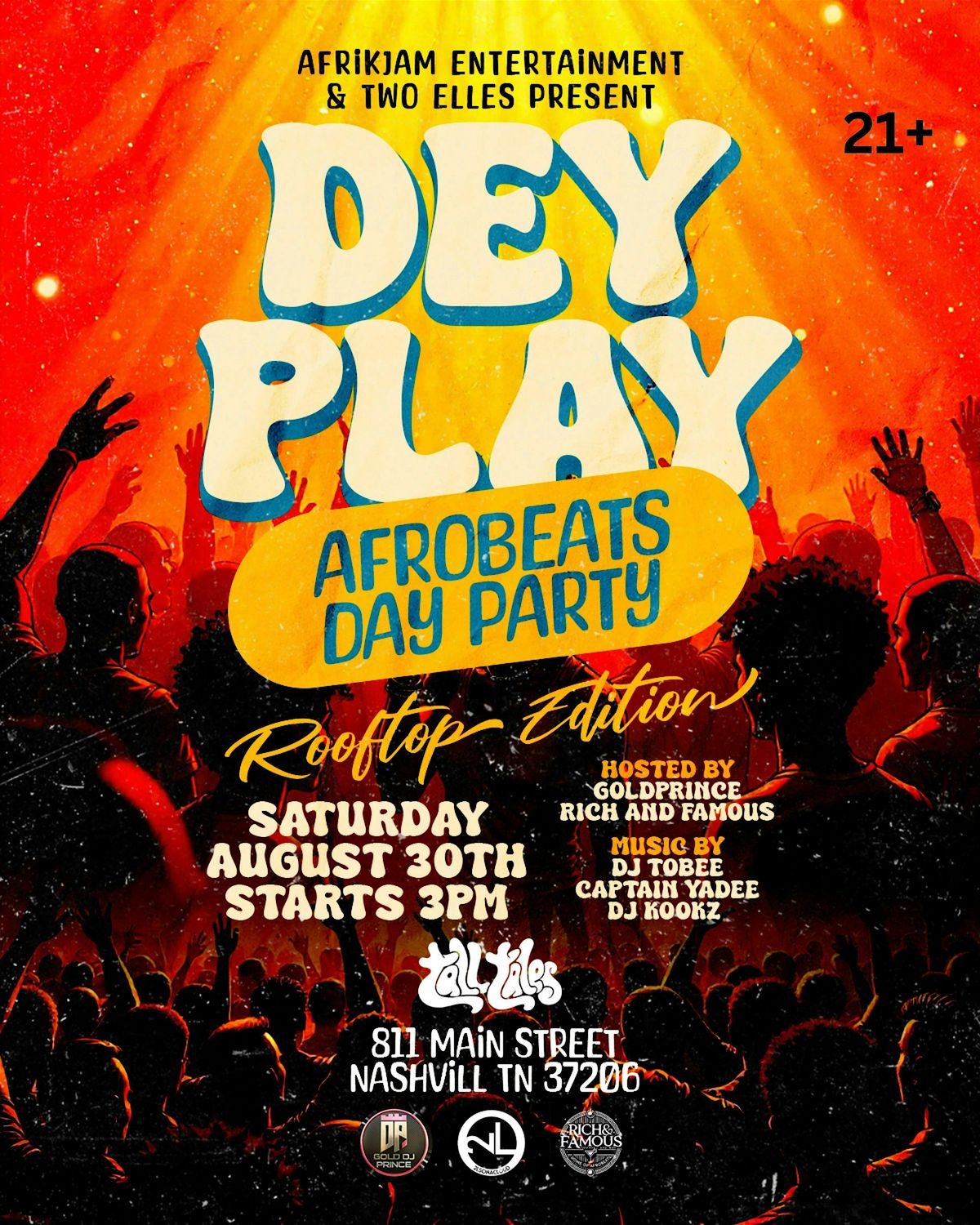 DEY PLAY AFROBEATS ROOF TOP DAY PARTY