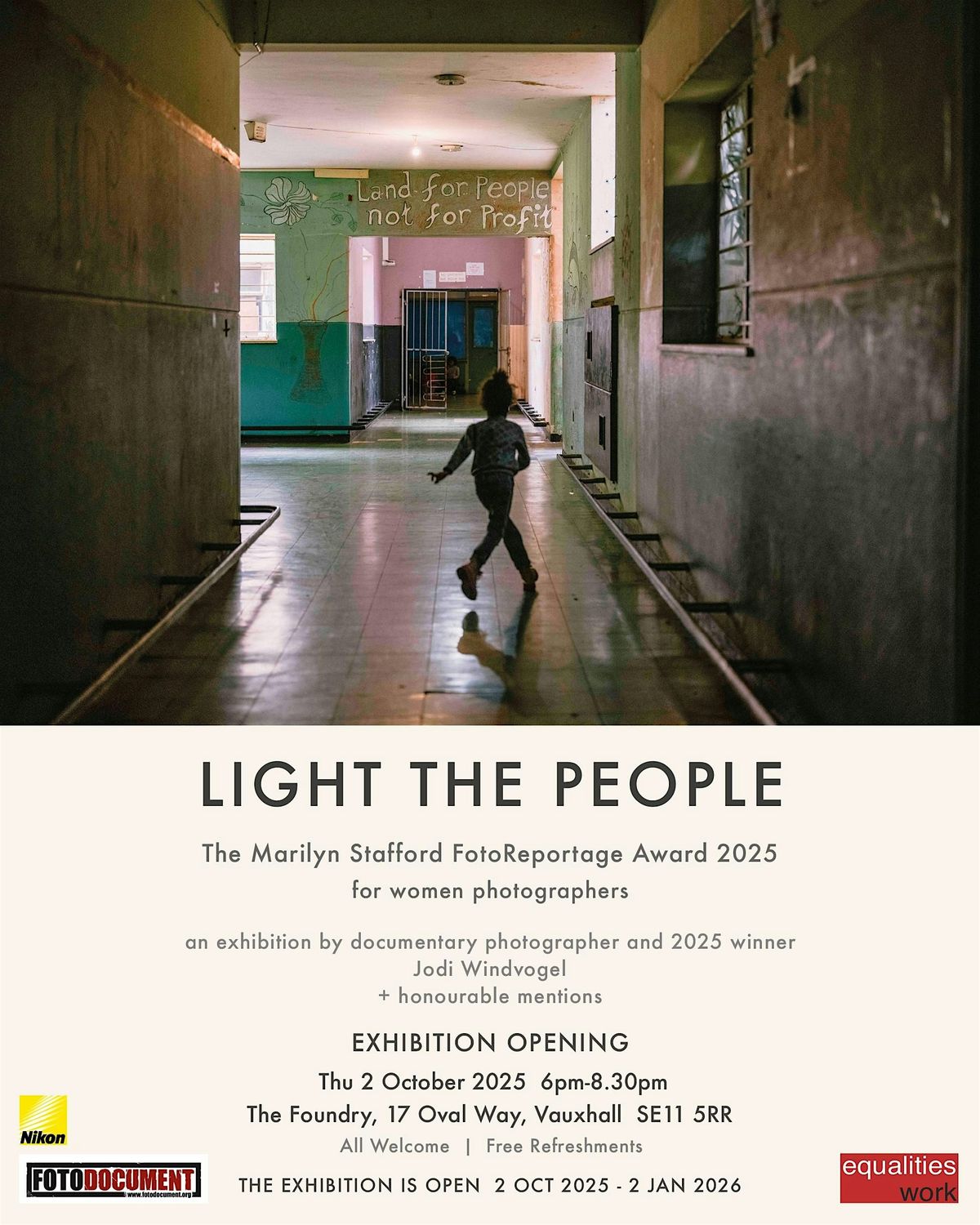 7th November - 'Light The People' Artist Talk