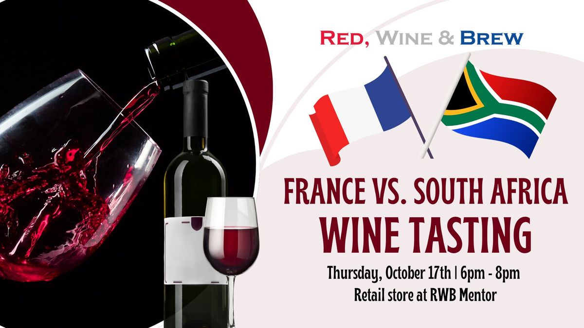 France vs South Africa Wine Tasting