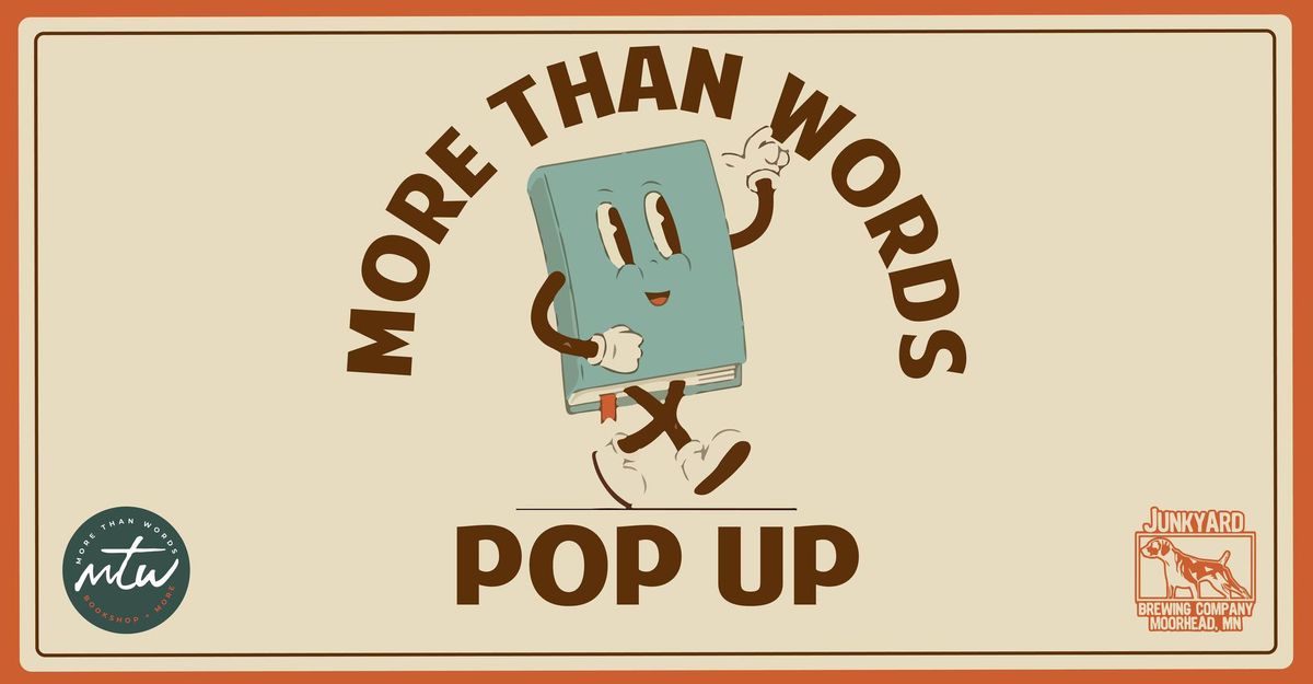 More Than Words Pop Up! at Junkyard Brewing Co.