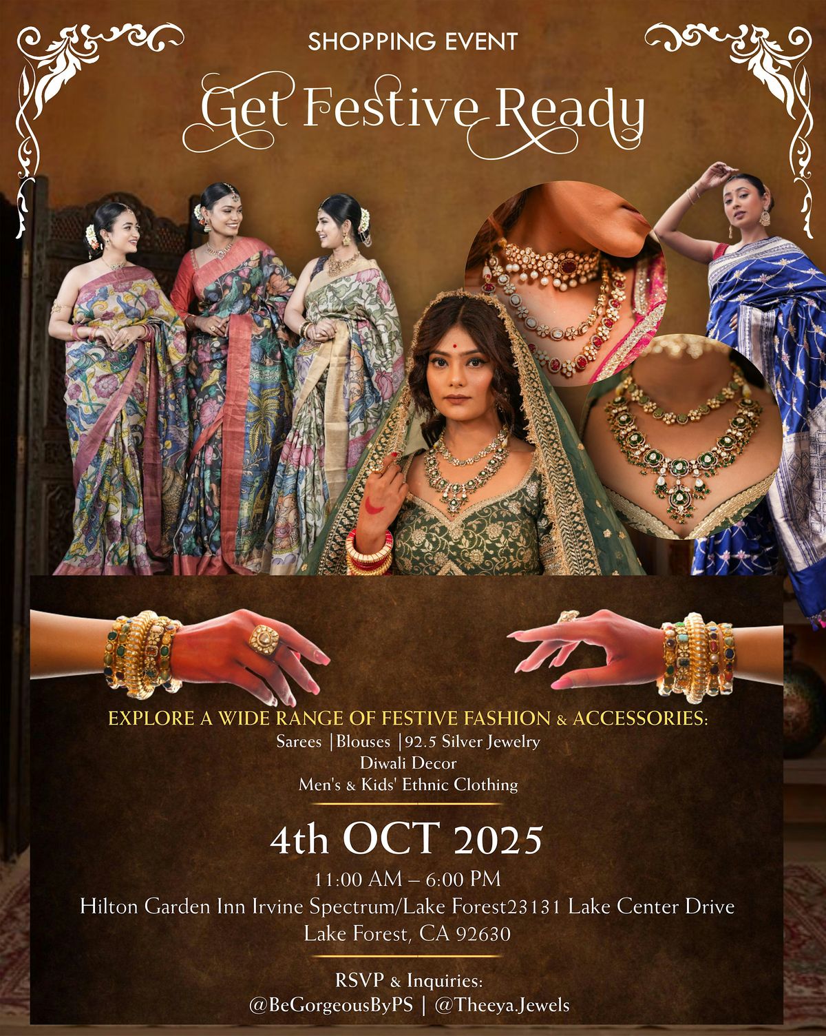 Festive Shopping - Sarees, 92.5 Silver, Decor, Kids and Mens Clothing