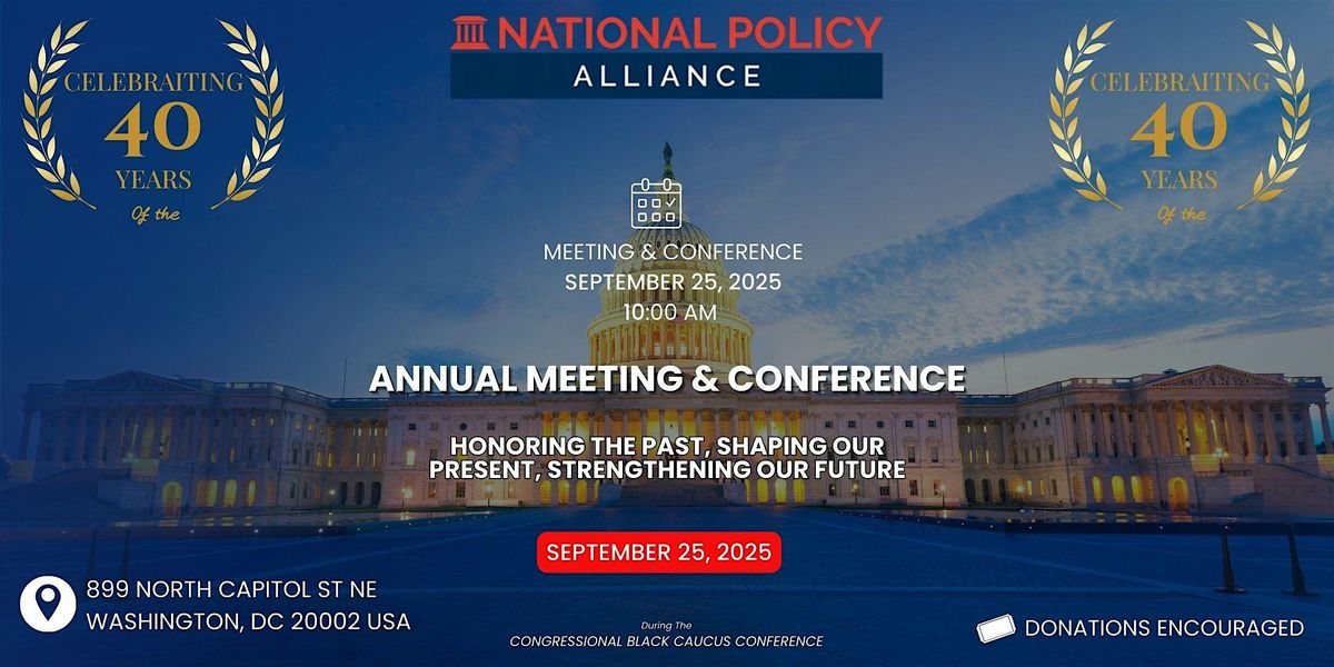 National Policy Alliance Annual Meeting & Conference