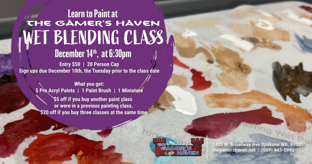 Wet Blending Class