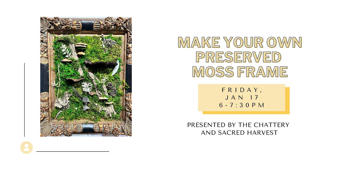 Make Your Own Preserved Moss Frame