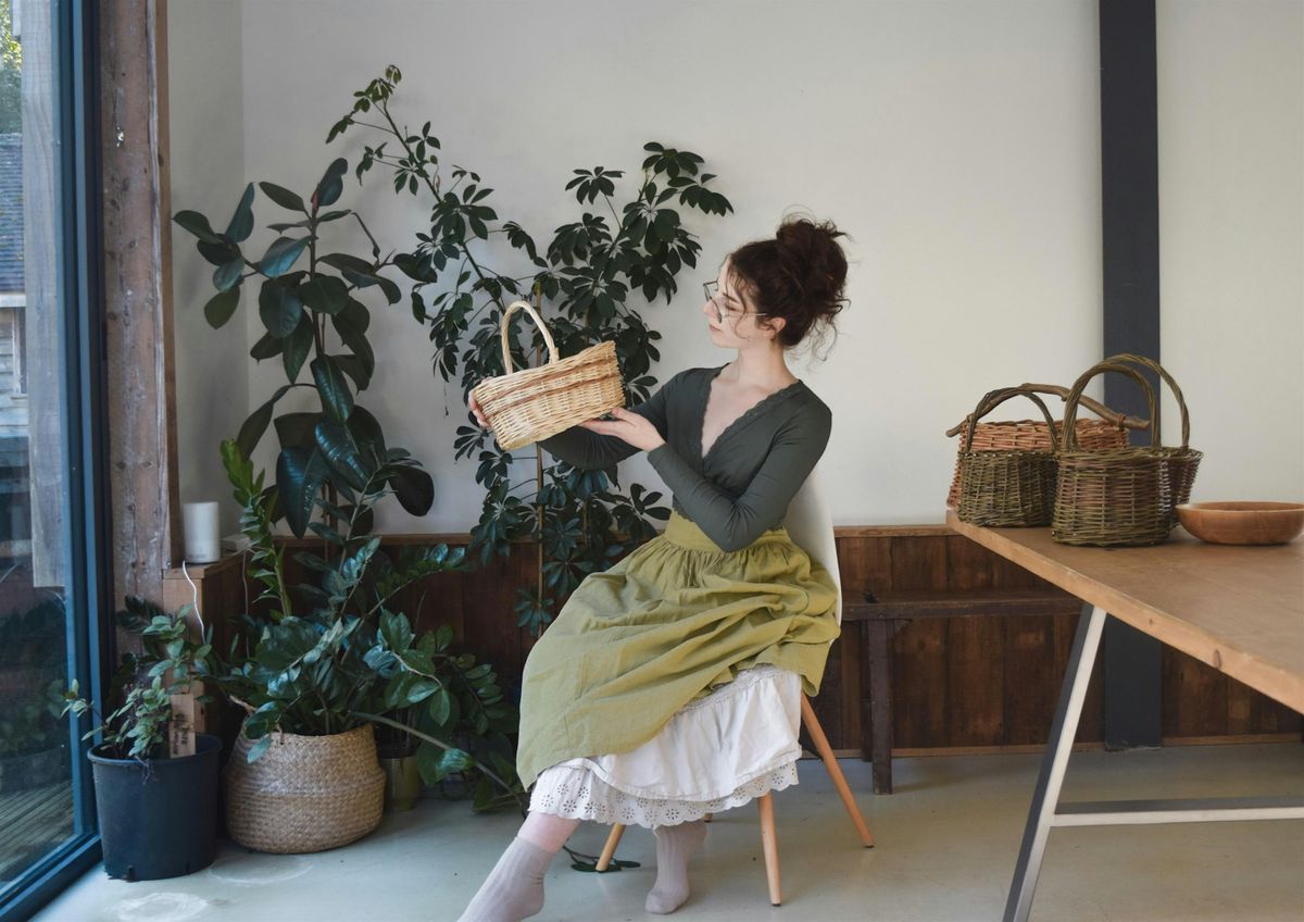 Beginners willow basket weaving course