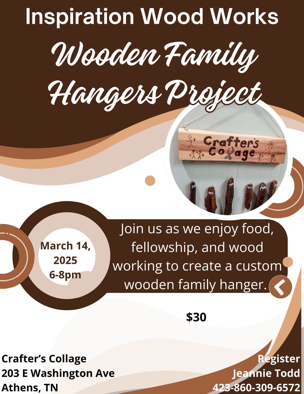 Inspiration wood works wooden family hanger project