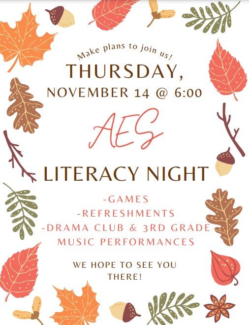 AES Literacy Night