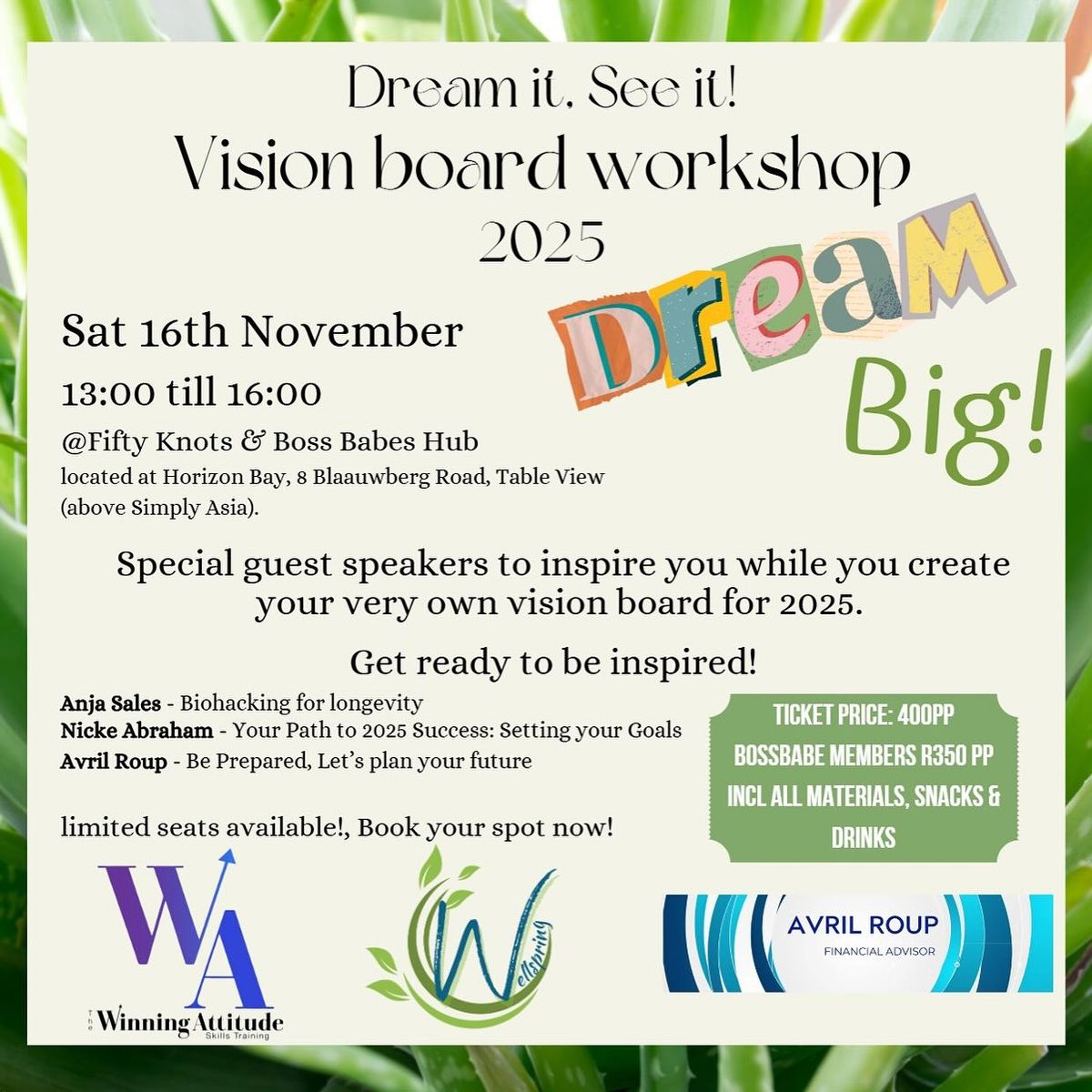 Dream It & See It Vision Board Workshop 2025