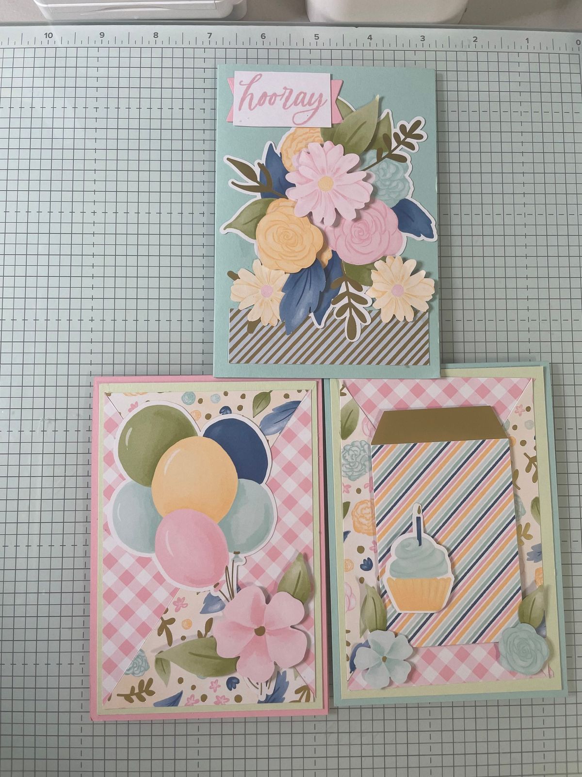 New Wednesday Craft Class 3 Cards $20 with Scones Jam and Cream