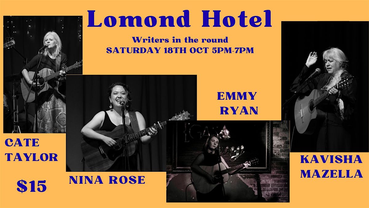 Cate Taylor, Kavisha Mazella,  Nina Rose & Emma Ryan at The Lomond Hotel.
