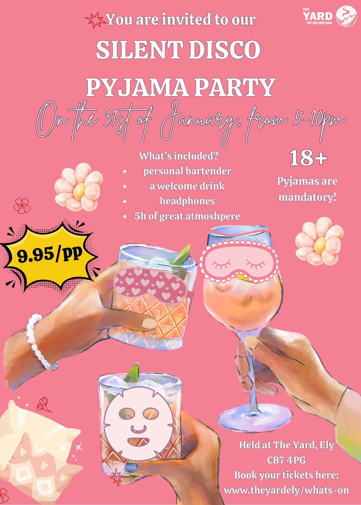 Girls night out - Pyjama Party x Silent Disco