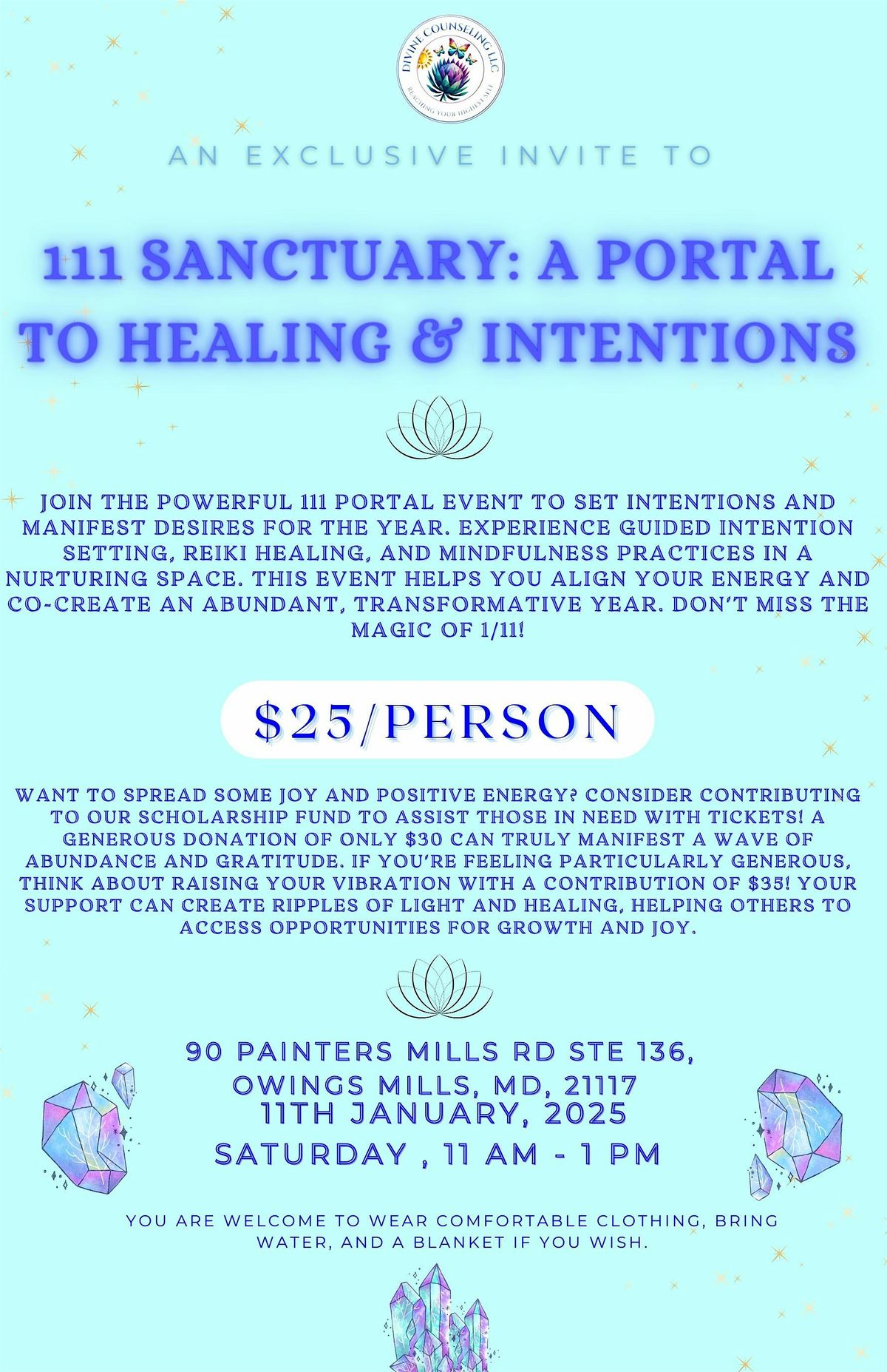 111 Sanctuary: A Portal to Healing & Intentions