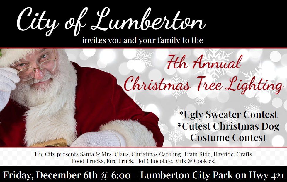 City of Lumberton's 7th Annual Christmas Tree Lighting in the Park