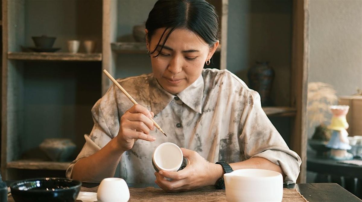 Matcha bowl painting workshop