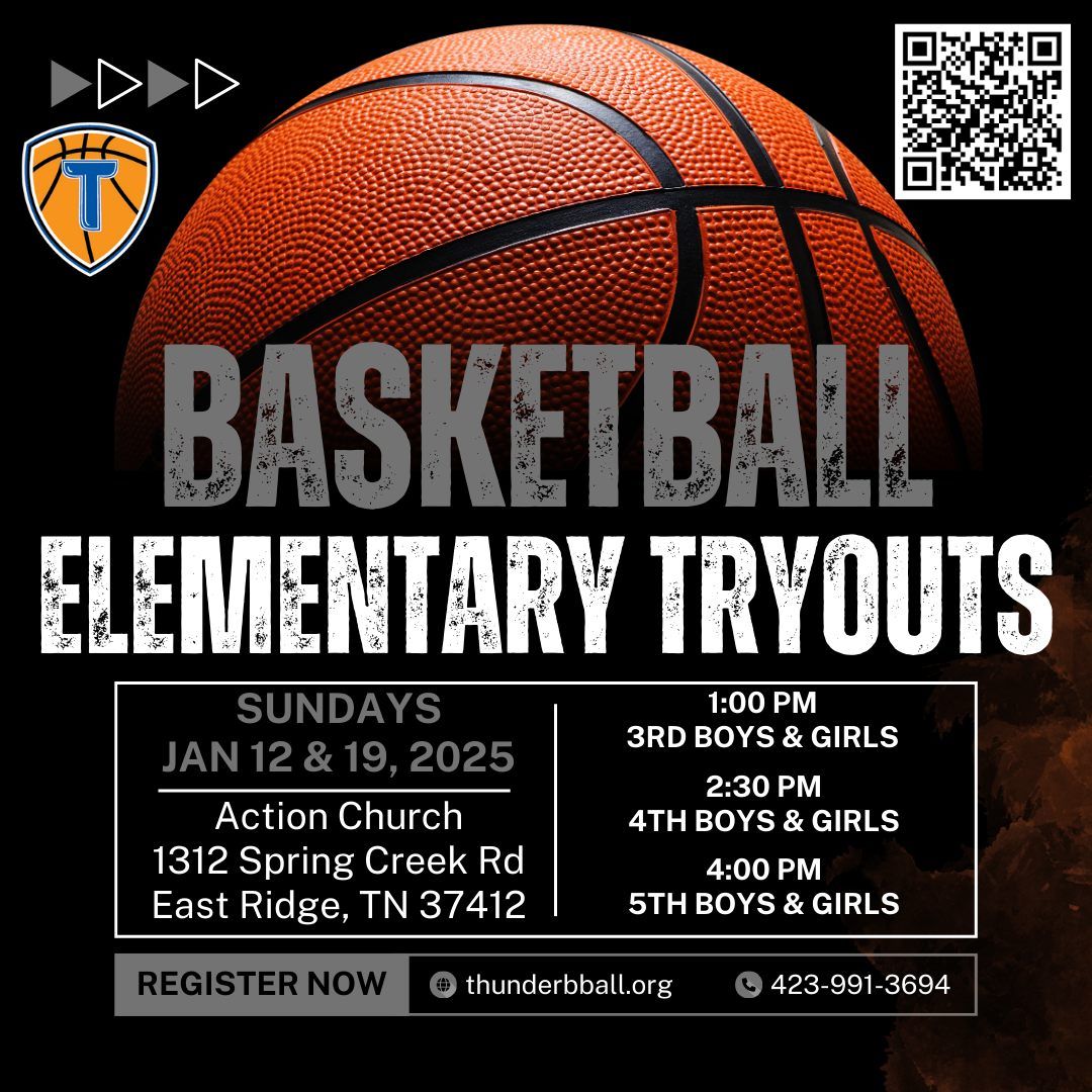 Thunder Basketball Elementary Tryouts