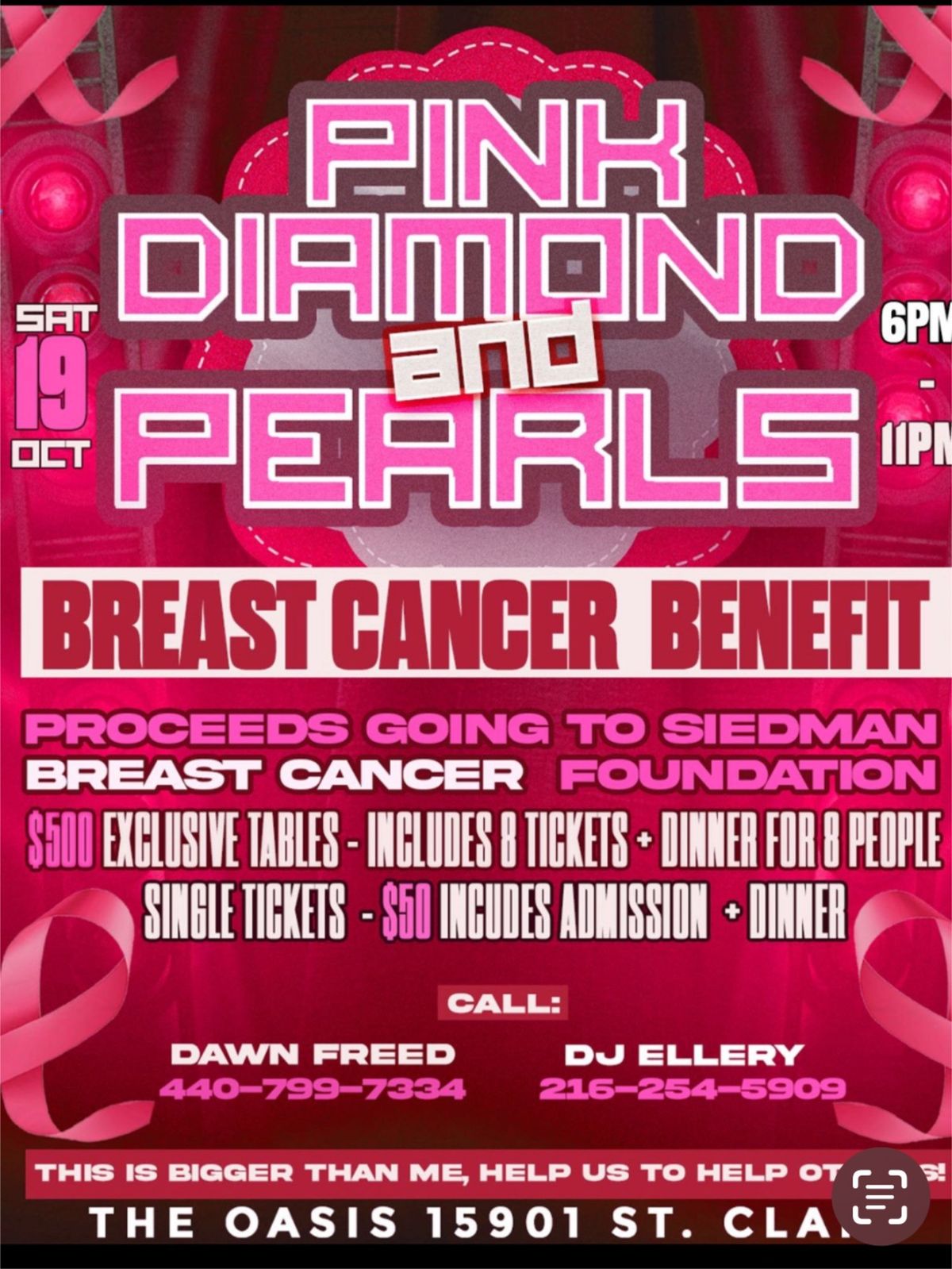 Pink Diamonds & Pearls Breast Cancer Benefit