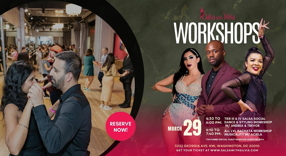 AN ALL LVL. BACHATA MUSICALITY WORKSHOP with ACIELA