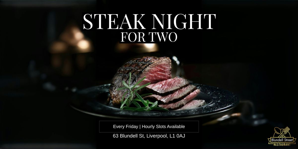 Steak Night for Two @ Blundell Street Restaurant, Liverpool
