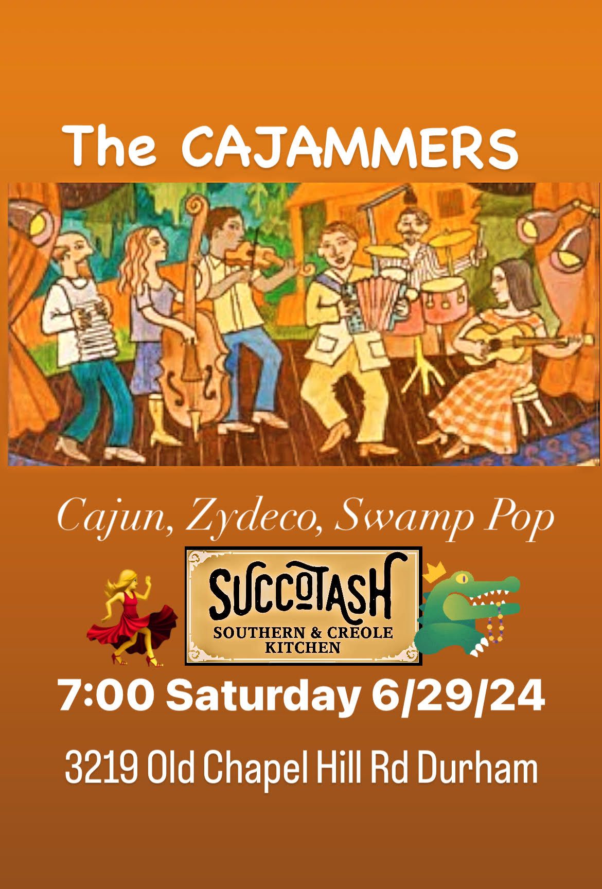 The CAJAMMERS-Cajun, Zydeco, Swamp Pop