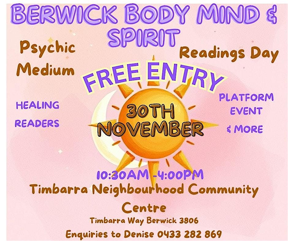 BERWICK BODY MIND & SPIRIT