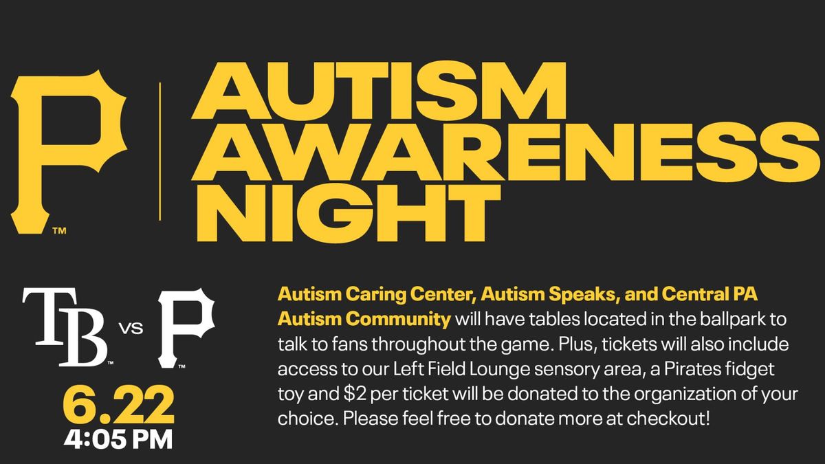 Autism Awareness Night with the Pittsburgh Pirates