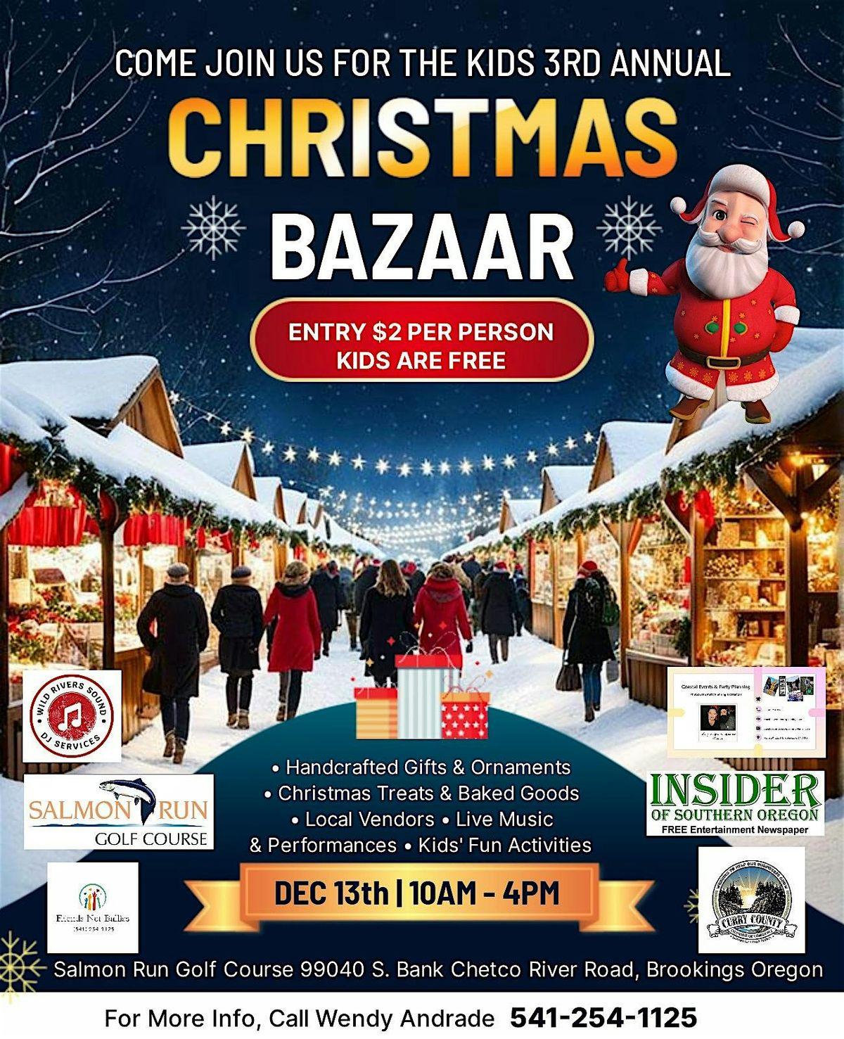 3rd Annual Kids Christmas Bazaar