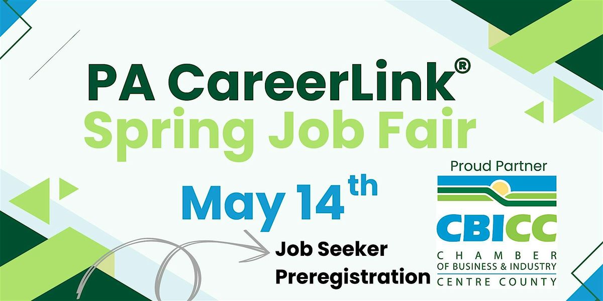 PA CareerLink\u00ae Centre County Spring Job Fair (Job Seeker Registration)