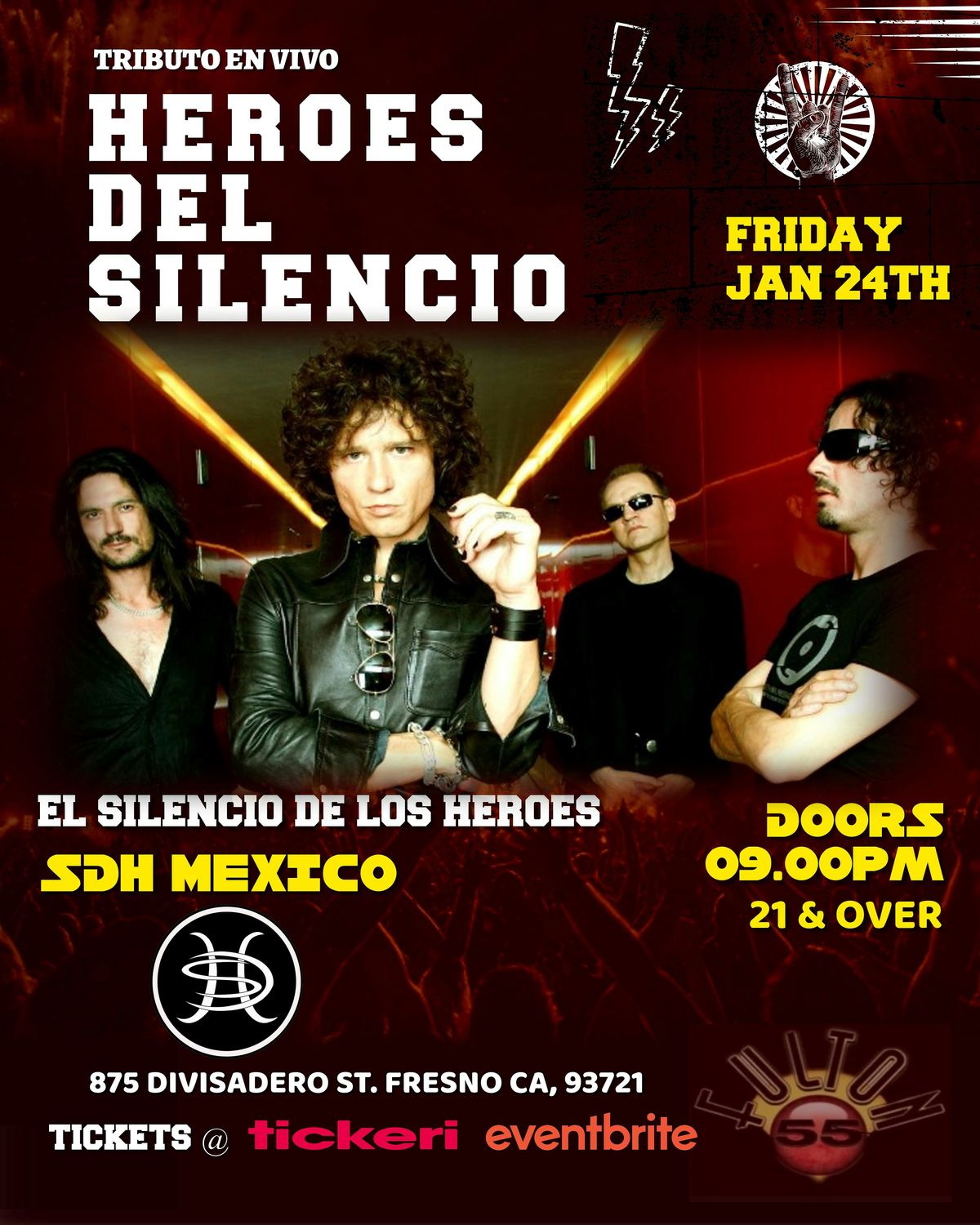 HEROES DEL SILENCIO.. Live Tribute Night!!