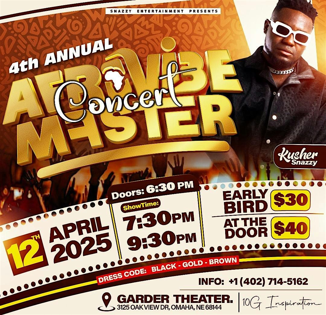 4th Annual Afrovibe Mater Concert