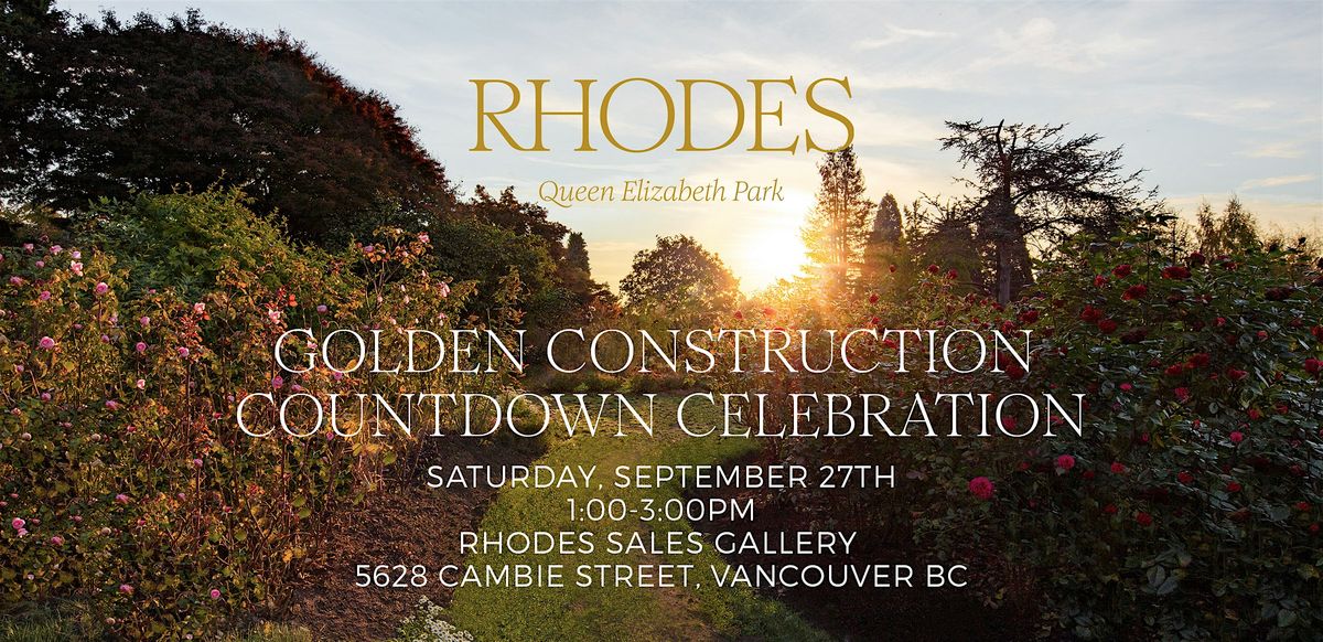 Rhodes Golden Construction Countdown Celebration