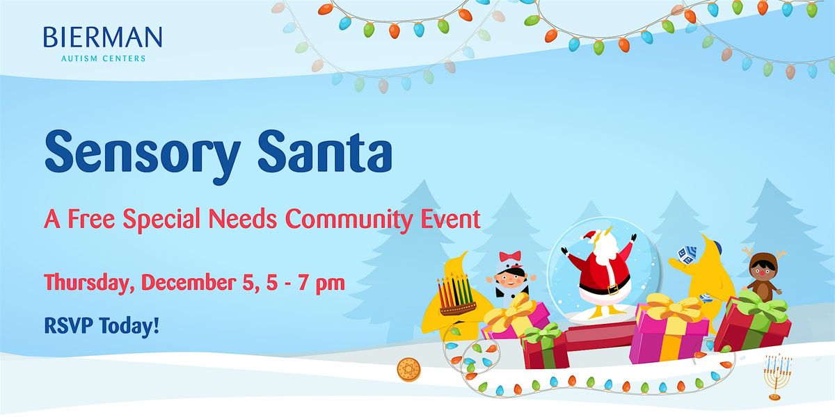 Sensory  Santa Event at Bierman Autism Centers in Westfield